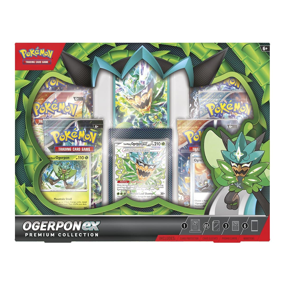 Pokemon TCG Ogerpon Ex Premium Collection - Imagen 2