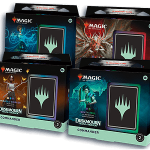 MTG: Duskmourn Commander Deck Display (4 decks)