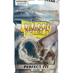 Dragon Shield Sleeves: Perfect Fit Standard- Clear/Clear (100 ct.)
