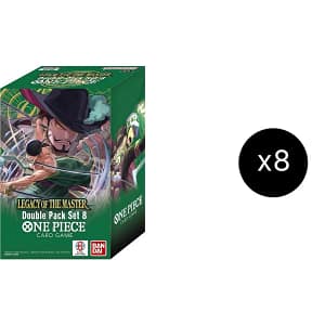 One Piece Trading Card Game: OP-12 - LEGACY OF THE MASTER - Double Pack CASE (8UNID)
