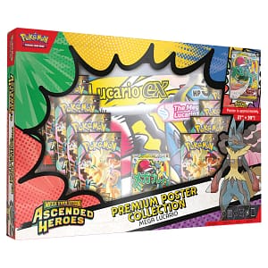 Pokemon TCG Mega Evolution Ascended Heroes Premium Poster Collection Mega Lucario