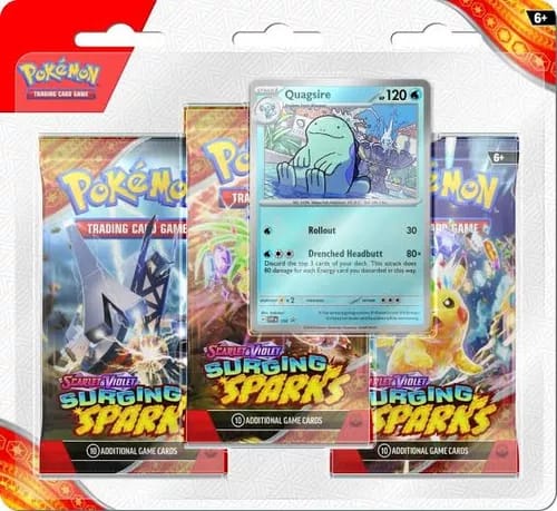 Pokemon – Scarlet & Violet – Surging Sparks – tri pack (QUAGSIRE)