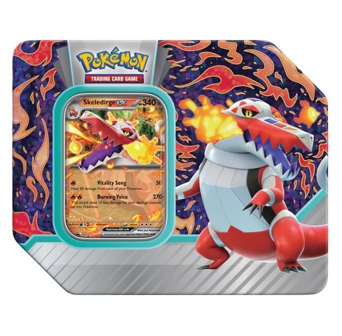 Pokemon TCG Paldea Partners Tin - Skeledirge Ex